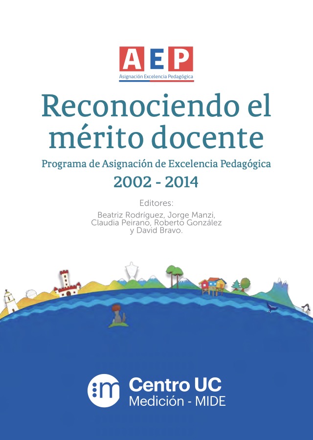 Portada de Reconociendo el mérito docente. Programa de Asignación de Excelencia Pedagógica 2002 – 2014